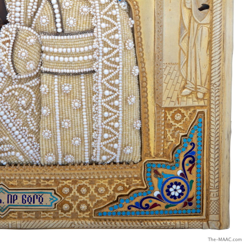 Silver Gilt Icon of the Kazanskaya Mother of God - Image 3