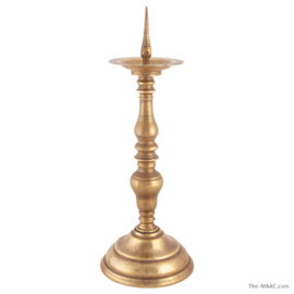 Bronze and Brass Pricket and Candlesticks
