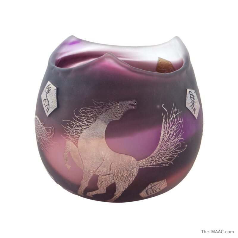 Glass Vase "Ema" by Shibata Yasuhiro - Image 2