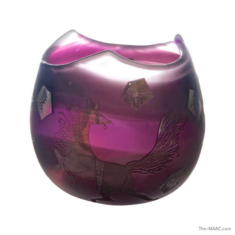 Glass Vase "Ema" by Shibata Yasuhiro - Image 3