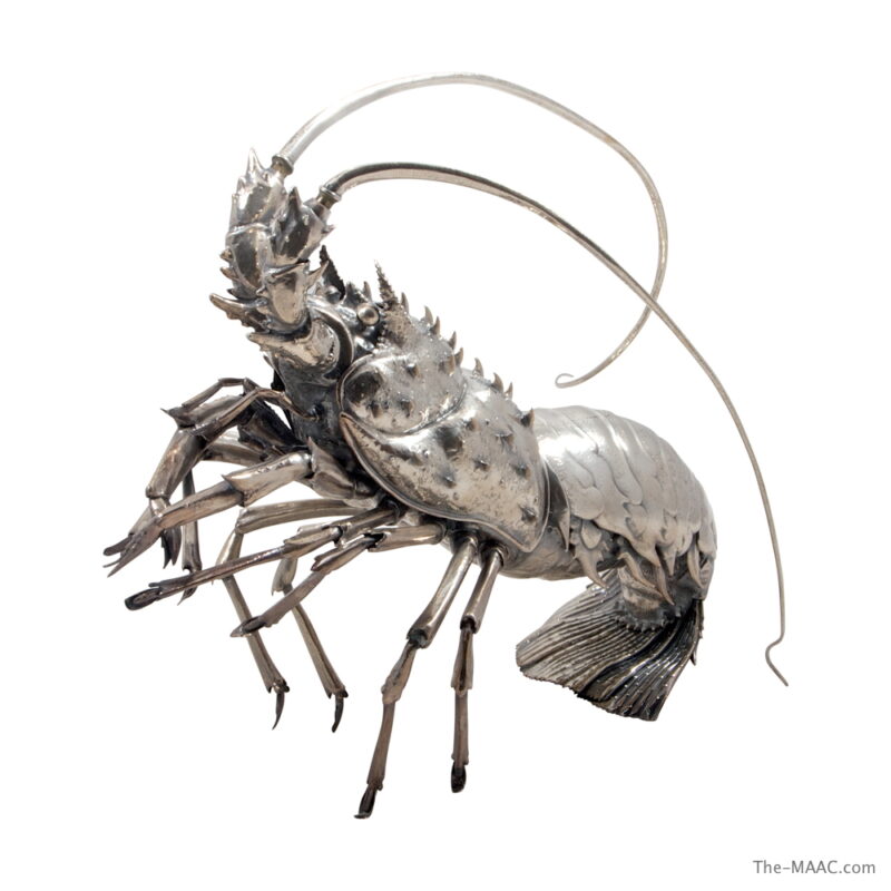 Set of Three Large Silver Buccellati Lobsters