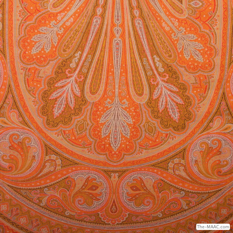 Large Antique Paisley Hand Woven Shawl