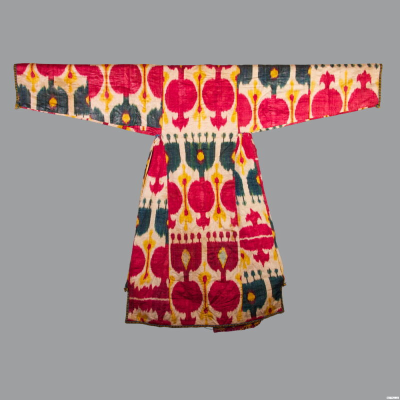 Antique Silk and Cotton Russian Ikat Jacket
