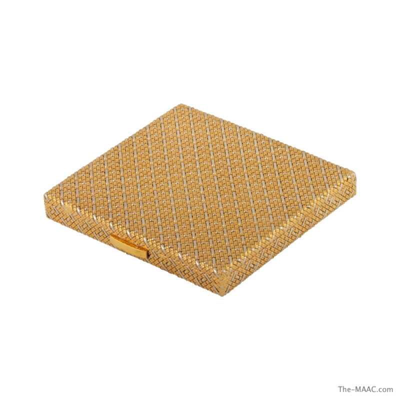 18K Gold Compact Box