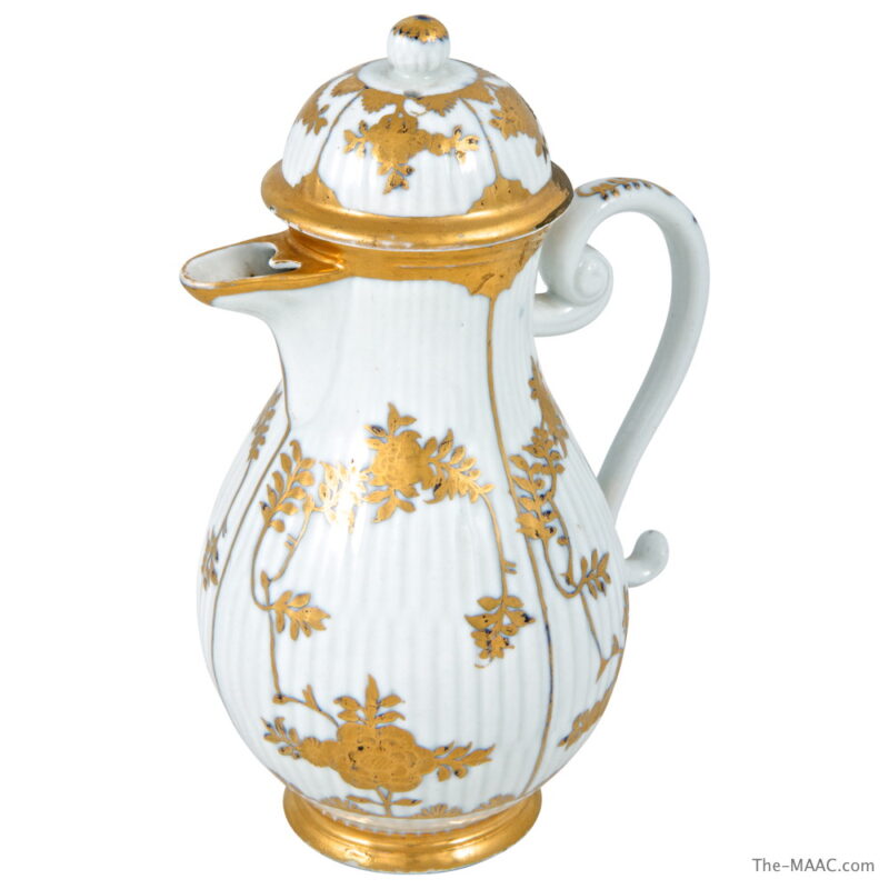 18th Century Meissen Porcelain Coffee Pot