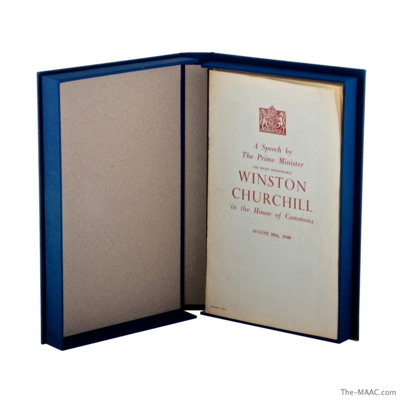 First Edition of Winston Churchill "Speech in the House of Commons" - Image 3