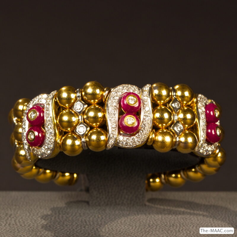 Vintage Ruby Bracelet