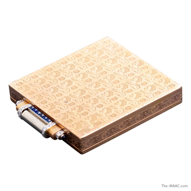 Boucheron 18K Gold Retro Compact