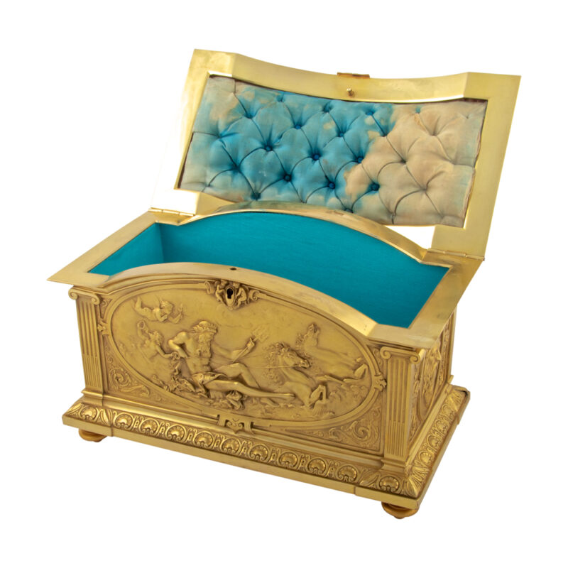 Large Gilt Bronze Box - Image 2