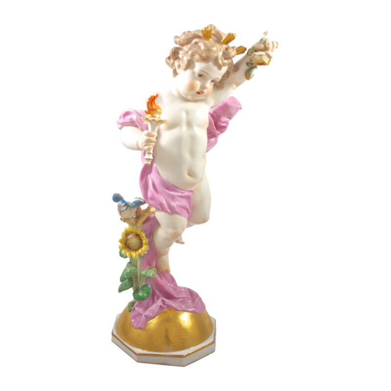Large Meissen Porcelain Figure of "Day"