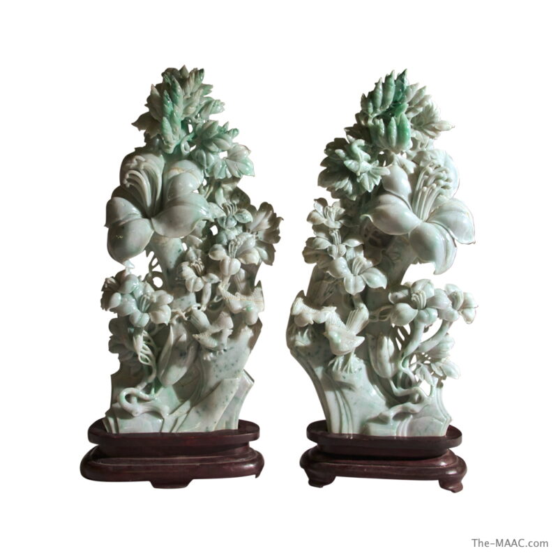Vintage Jadeite Flowers