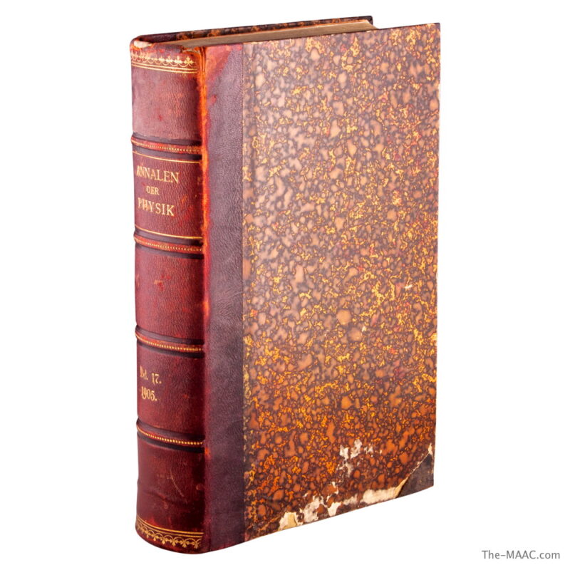Albert Einstein, First Edition, Special Relativity