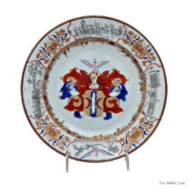 Chinese Export Armorial Valckenier Plate