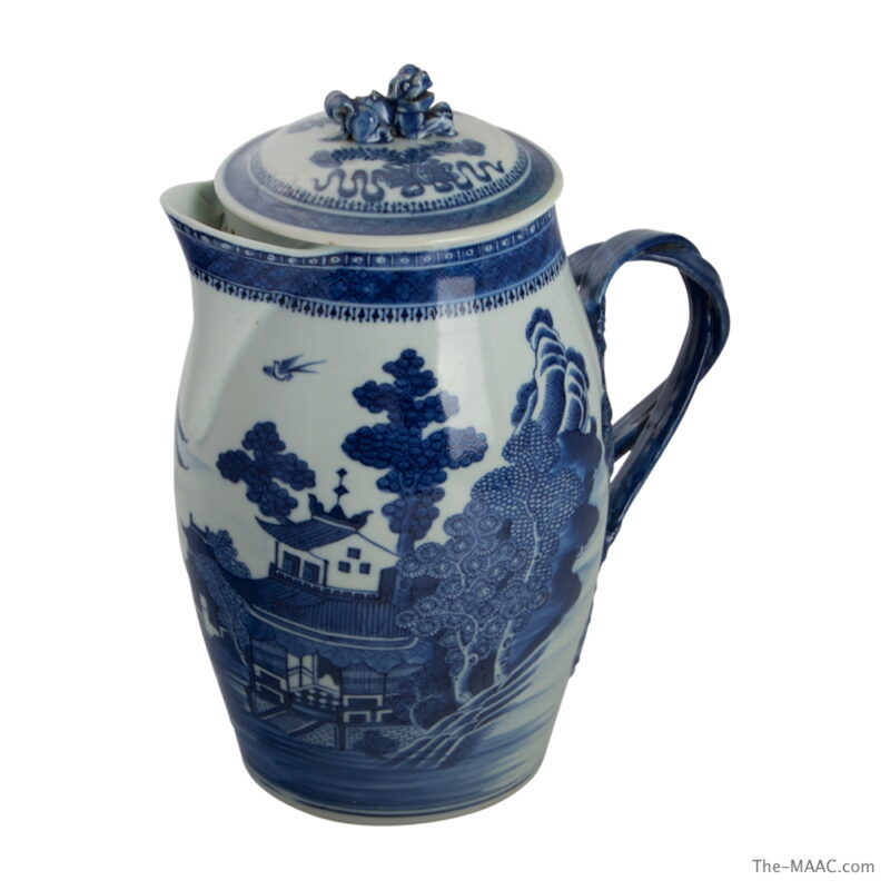 Chinese Export Blue and White Cider Jug