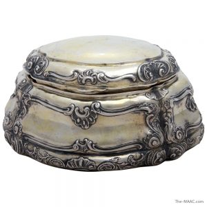 Early German Silver Judaica Etrog Box
