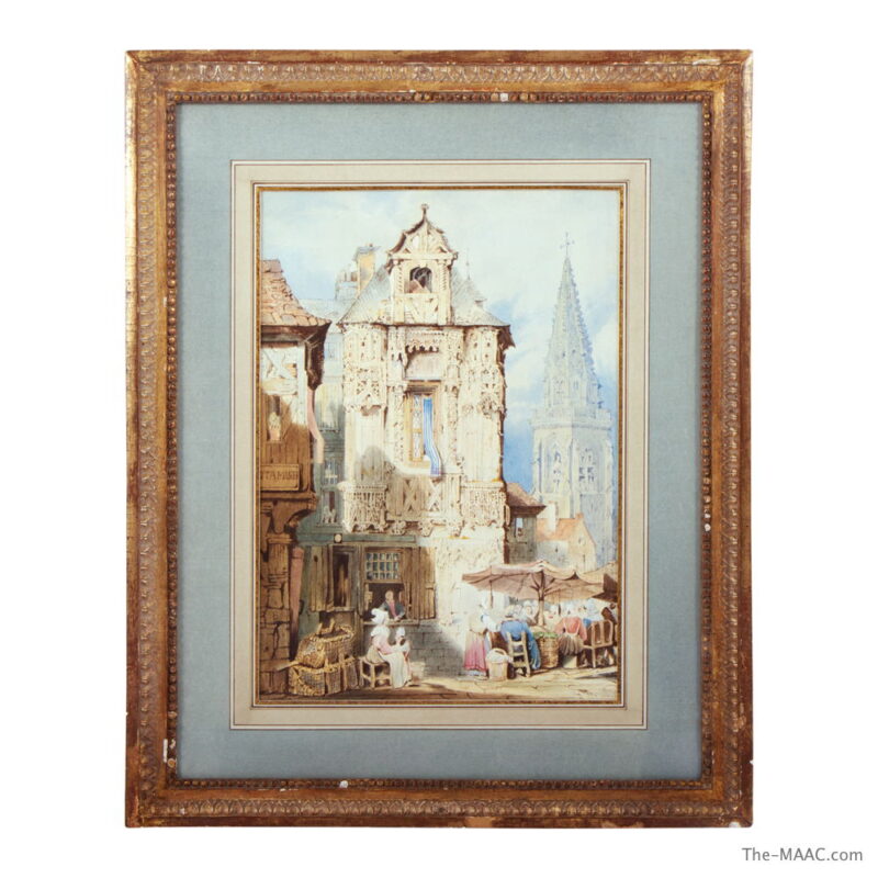 English Watercolor by Samuel Prout