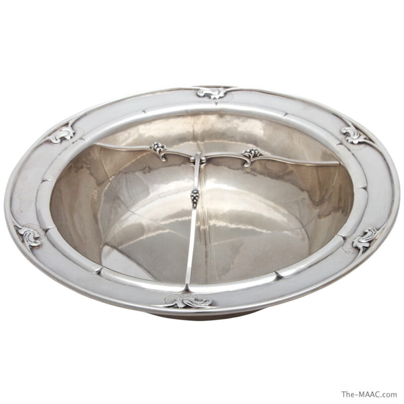 Georg Jensen Silver Vegetable Dish & Tray