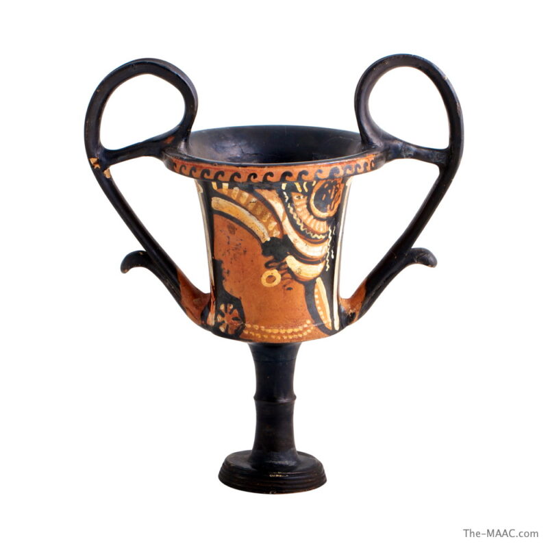 Greek Apulian Red Figure Kantharos