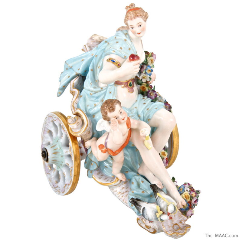Meissen Porcelain Chariot Group