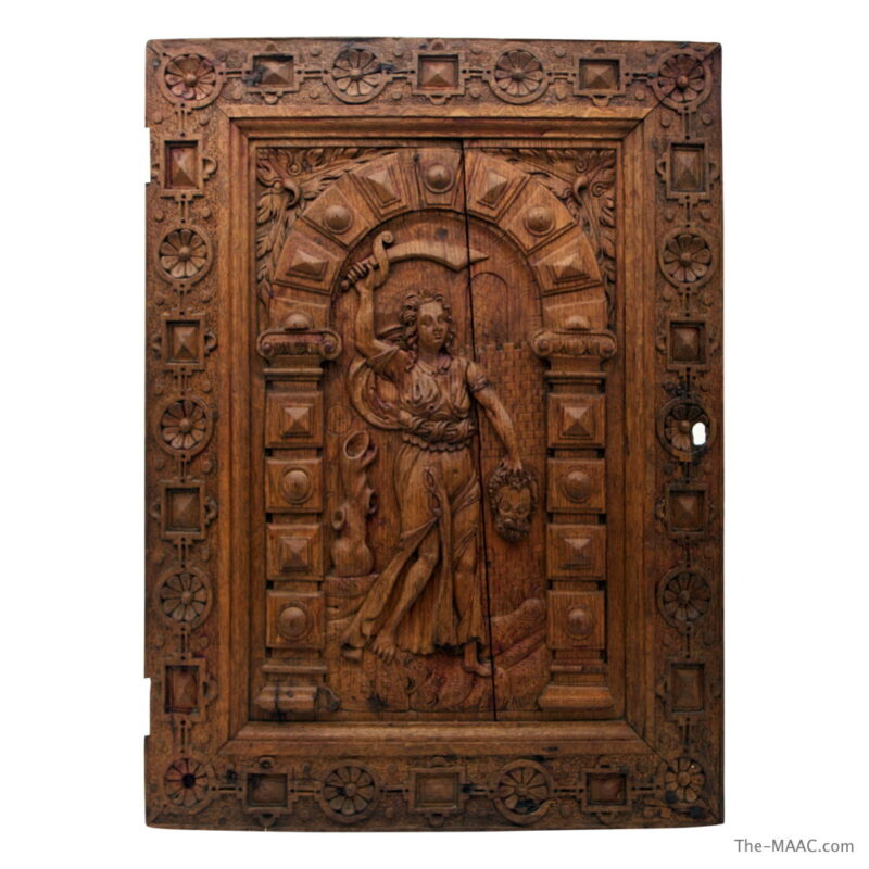 Oak Carved Panel