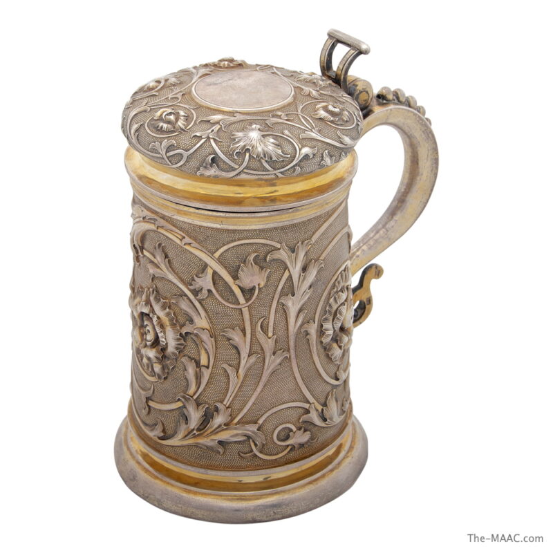 Parcel Gilt Silver Tankard