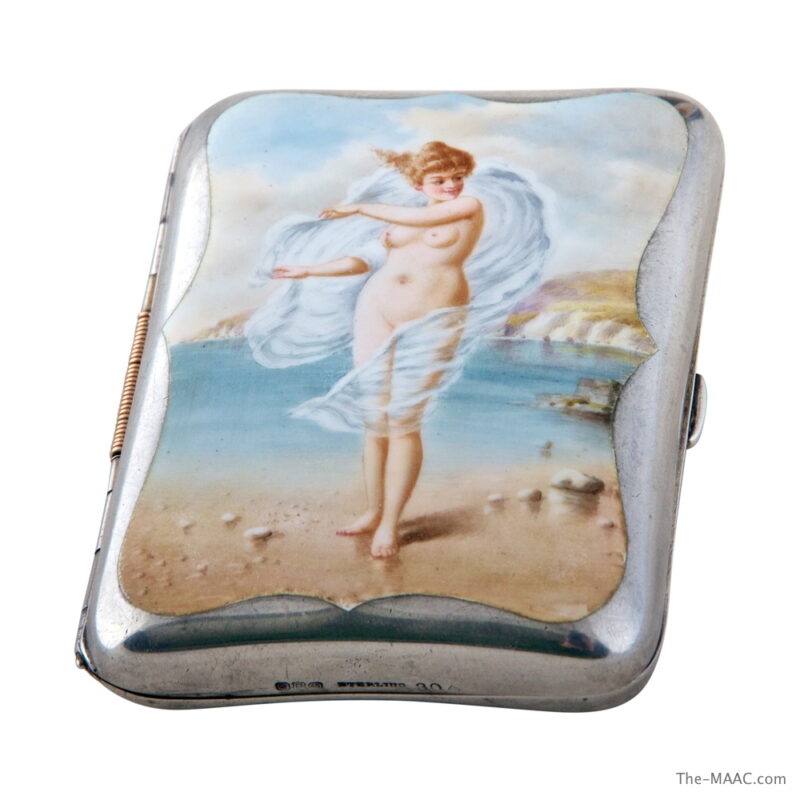 Enamel and Silver Box - Image 2
