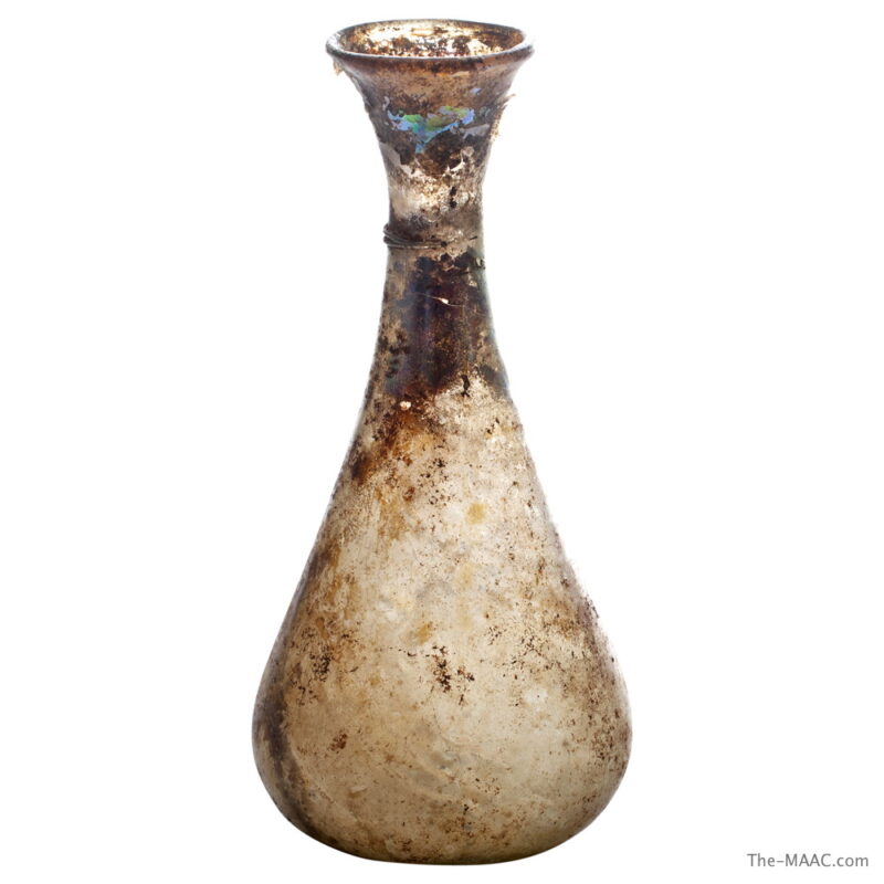 2nd Century AD Roman Glass Bottle