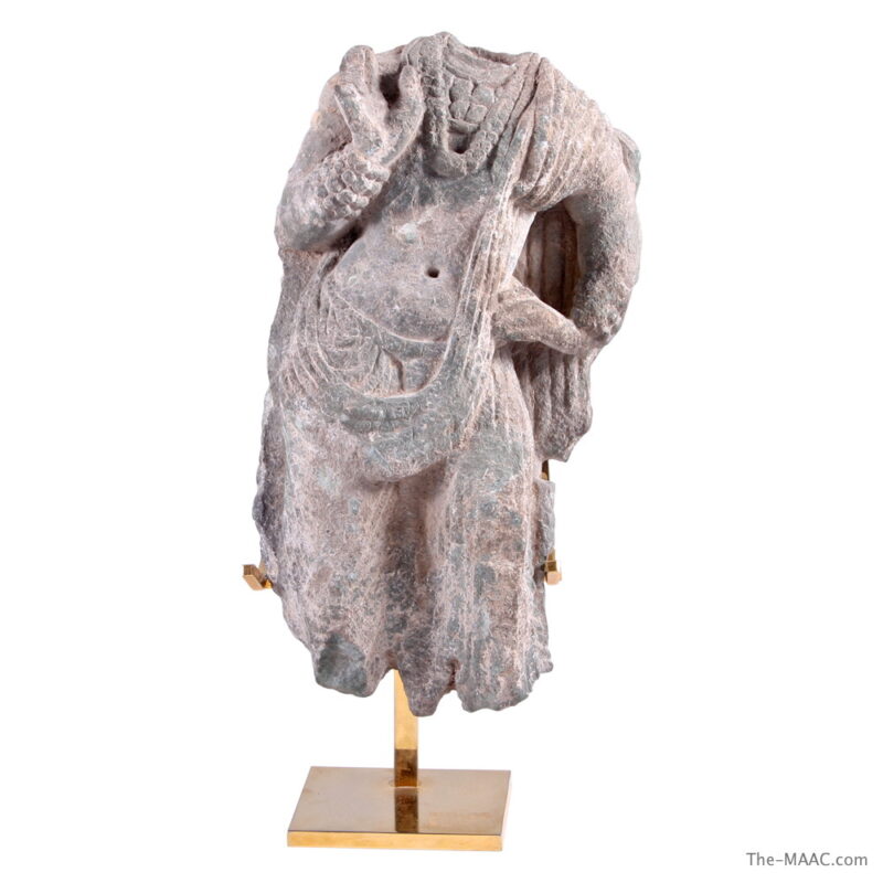 Gandhara Schiest Stone Buddha Torso