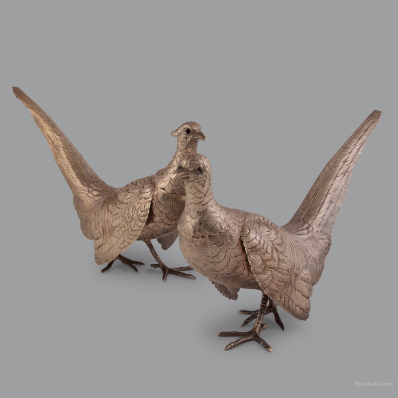 Set of European Silver Pheasants - Image 2
