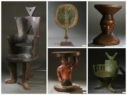 Traditional African furniture and decor from Hemingway African Gallery, The Manhattan Art & Antique Center [Gallery 96/212.838.3650]