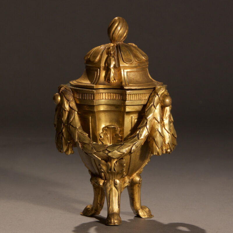 French Bronze Inkwell