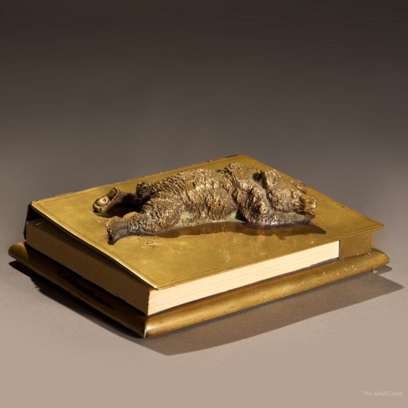 Russian Bronze Note Holder
