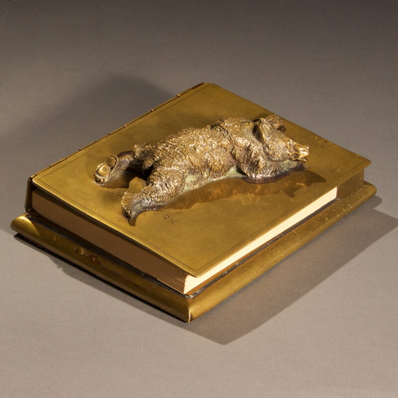 Russian Bronze Note Holder - Image 2