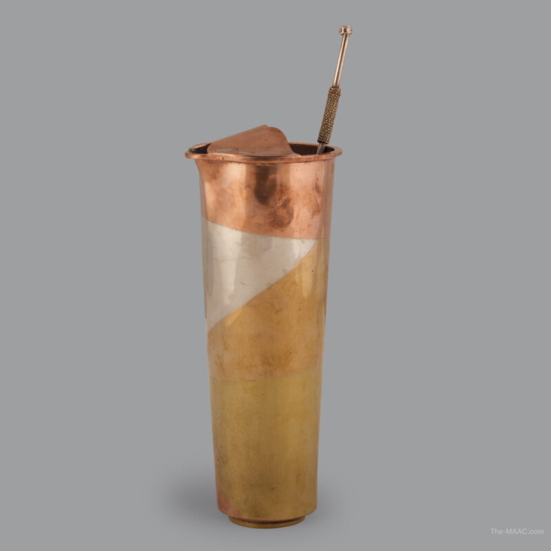 1940's Mixed Metal Shaker and Stirrer