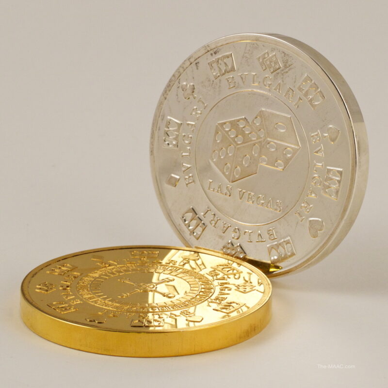 Bulgari Las Vegas Casino Chip Paperweights