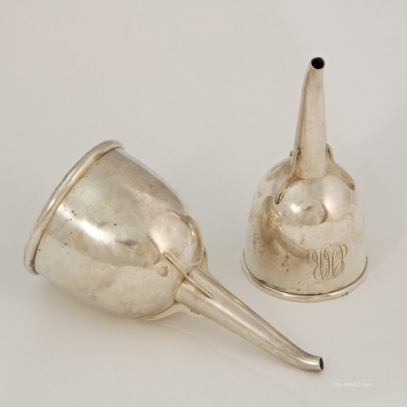 Pair of Tiffany & Co. Wine Funnels