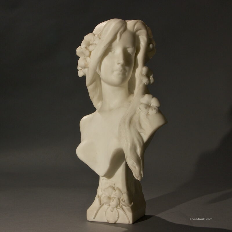 Art Nouveau Marble Bust