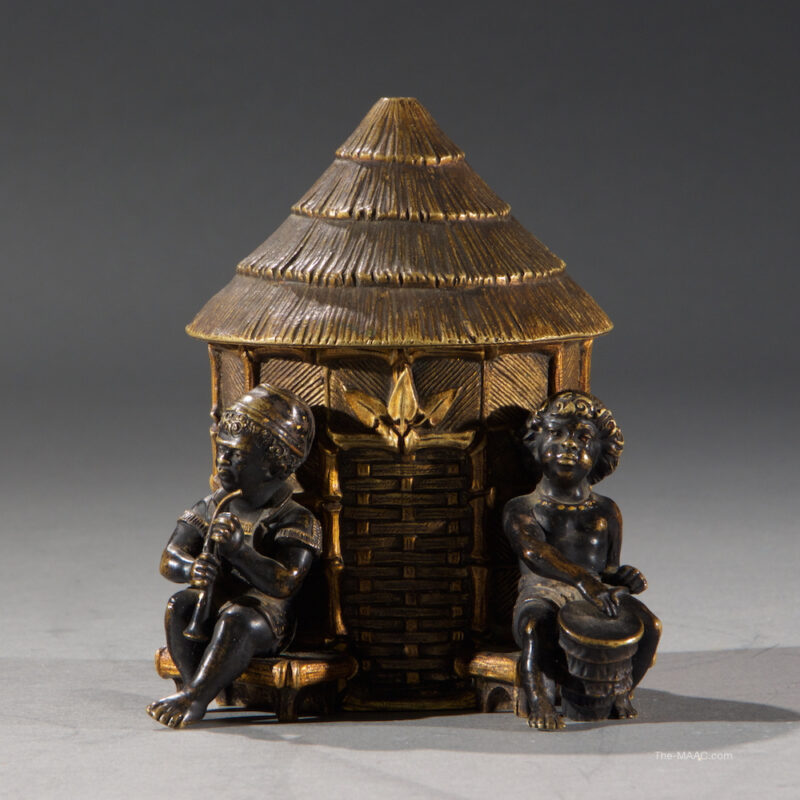 19th Century Bronze Decanter