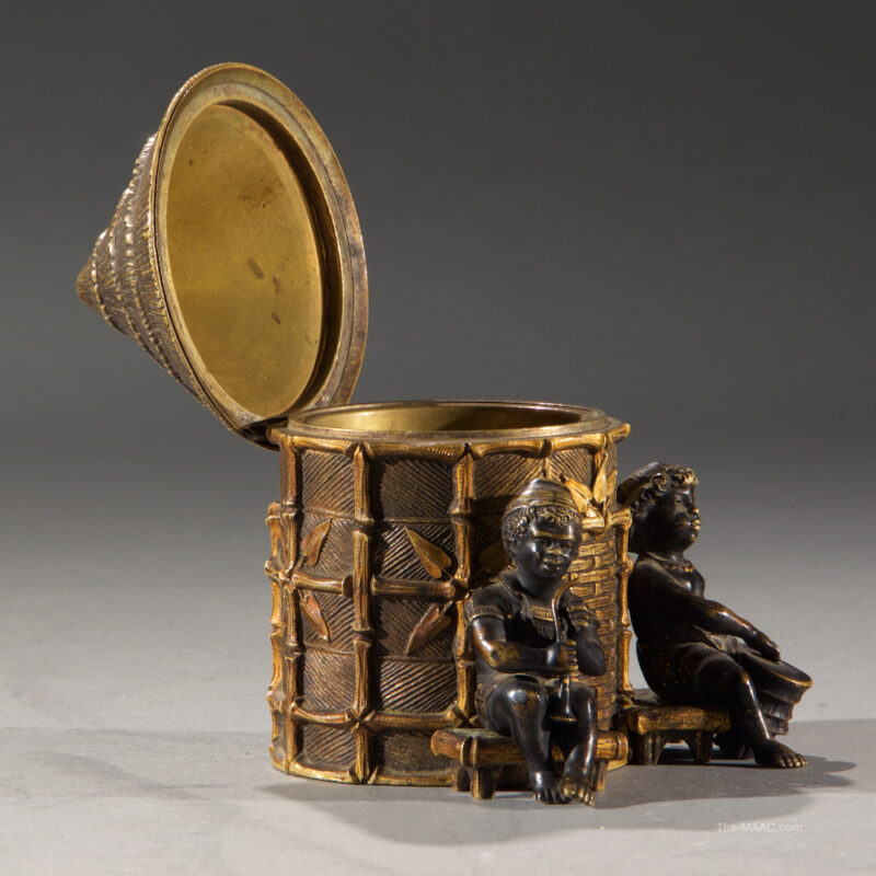 19th Century Bronze Decanter - Image 2