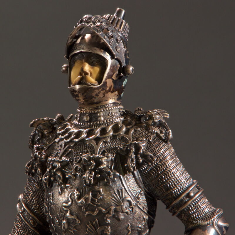 19th Century Silver Knight - Image 2