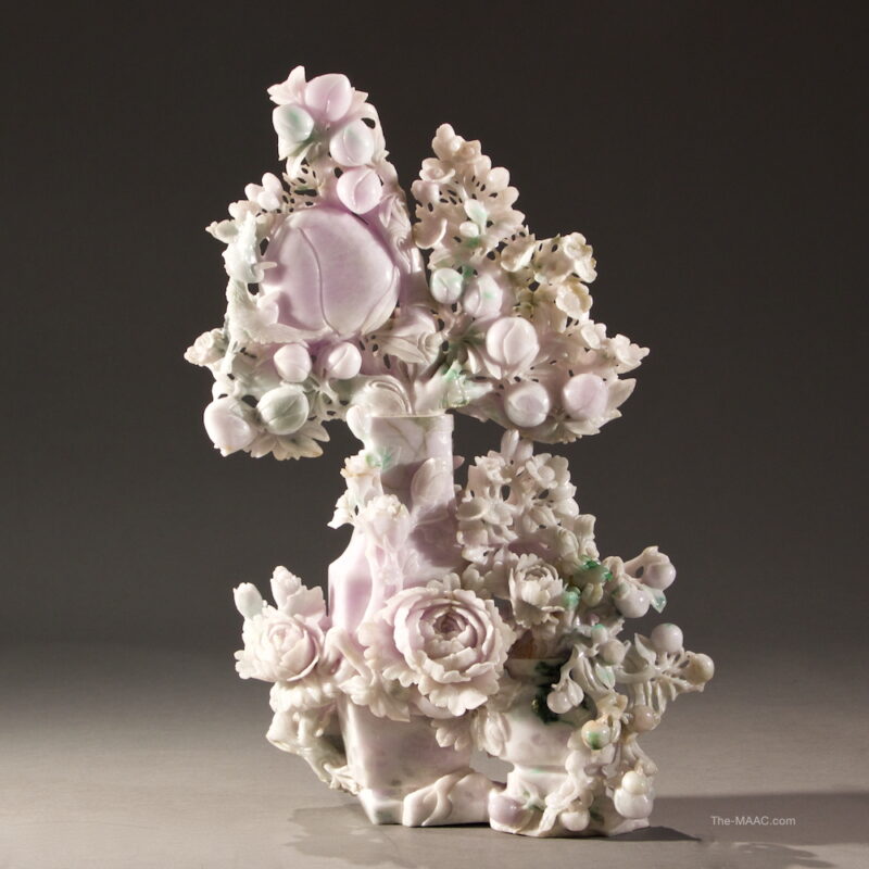 Jadeite Flower Sculpture