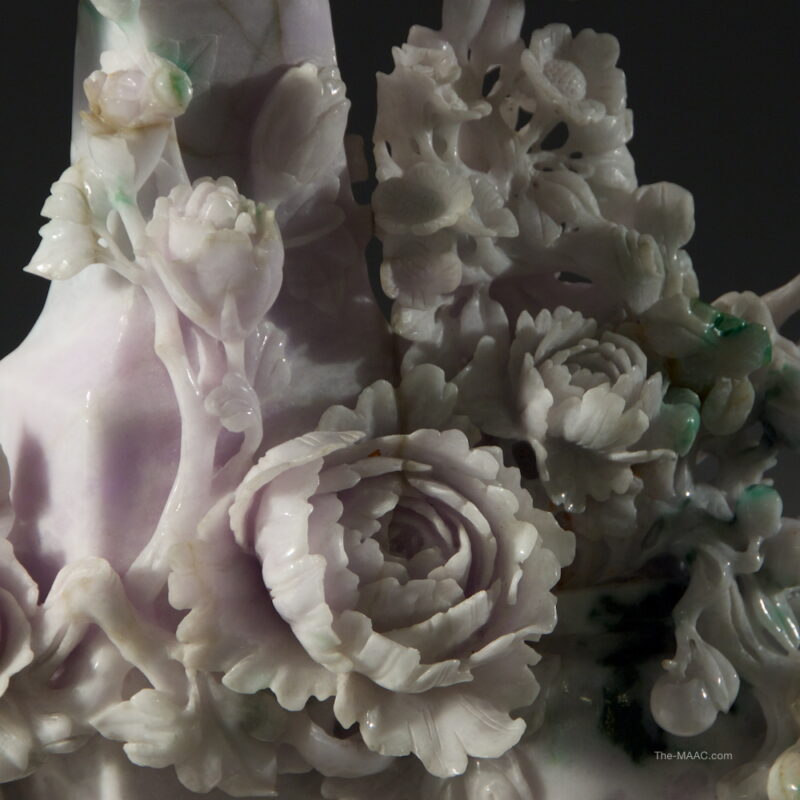 Jadeite Flower Sculpture - Image 2