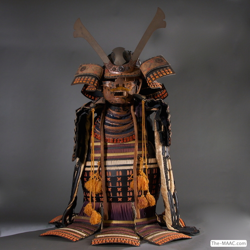  Samurai Armor. Metal, Japan, 20th century. H: 35″ W: 20″