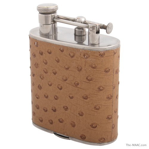 Rare Dunhill Lighter Shaped Flask