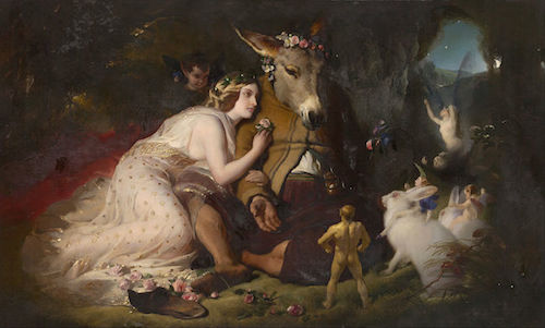 Edwin Landseer, Scene from A Midsummer Night's Dream. Titania and Bottom (1848)