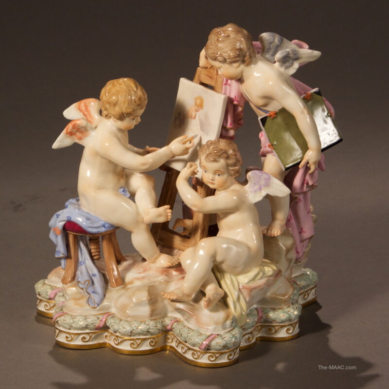 Meissen Porcelain Group of "The Arts"