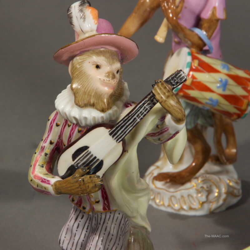 Meissen Porcelain Monkey Band - Image 8