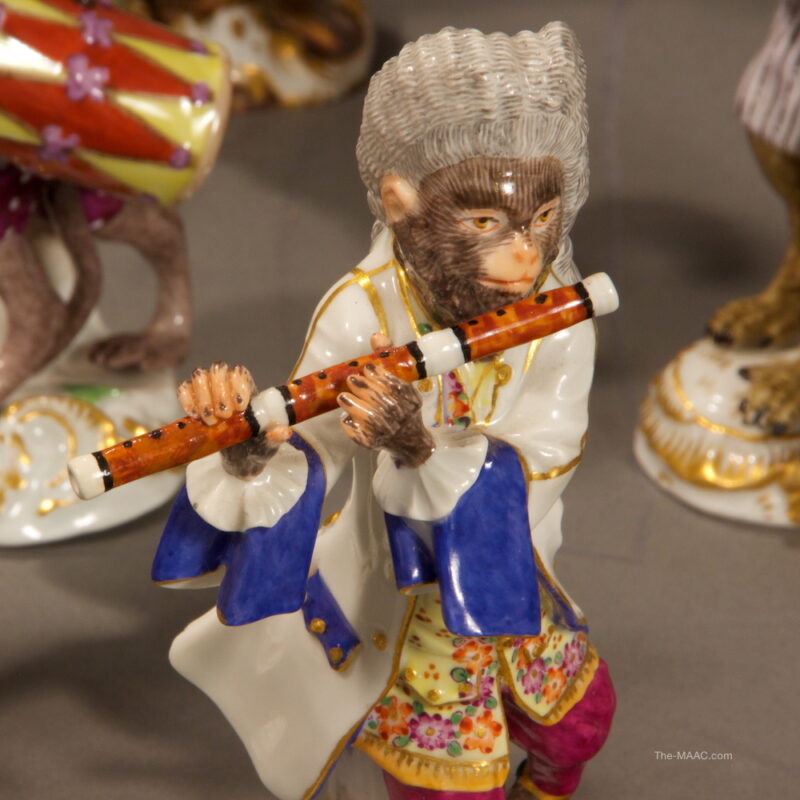 Meissen Porcelain Monkey Band - Image 7