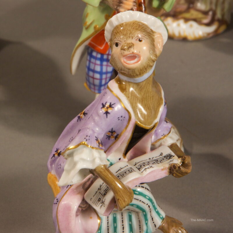 Meissen Porcelain Monkey Band - Image 6