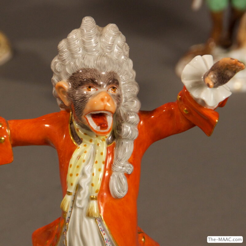 Meissen Porcelain Monkey Band - Image 3